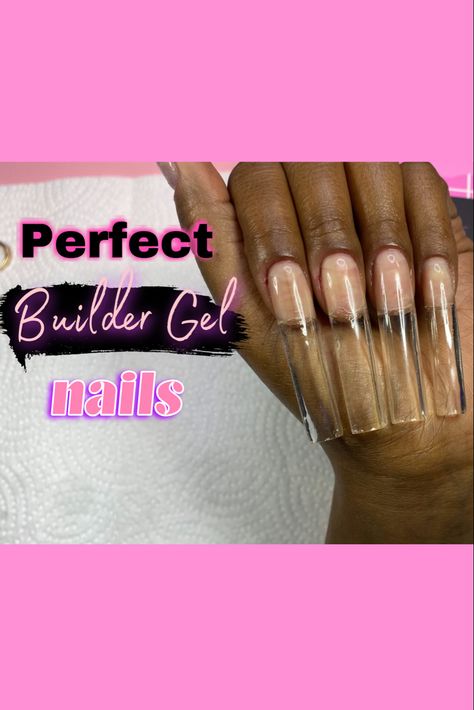 Builder Gel On Nail Tips, Builder Gel Nails Diy, Gel Builder Nails Diy, Builder Gel Nails Tutorial, Gel X Nails Tutorial, Gel Nails Tutorial, Wave Nail Design, Gel Builder Nails, Stickers Butterflies