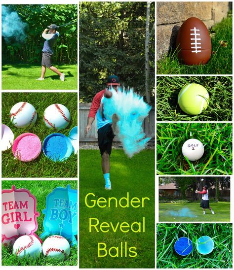 Gender Reveal Ideas Baseball, Cute Gender Reveal Ideas, Football Gender Reveal Party, Gender Reveal Football, Golf Gender Reveal, Cute Gender Reveal, Baseball Gender Reveal, Football Gender Reveal, Gender Reveal Box