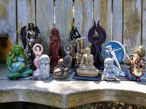 The Cosmic Depot on Instagram: "So many new statues in stock!! 💜 There is sure to be one that would fit right in altar 💫 Image description: Sunny outdoor photo and video of a wide selection of statues ranging from glass, to brass. Includes figures such as Gaia, medicine and jizo Buddha, Diana, Ganesha, goddess and more!! #cosmicdepot #statues #goddess #buddha #gaia #local #shoplocal #bendoregon #centraloregon #bendoregonlife" Image Description, Central Oregon, Outdoor Photos, Ganesha, Buddha Statue, Medicine, The Selection, Statue, Brass