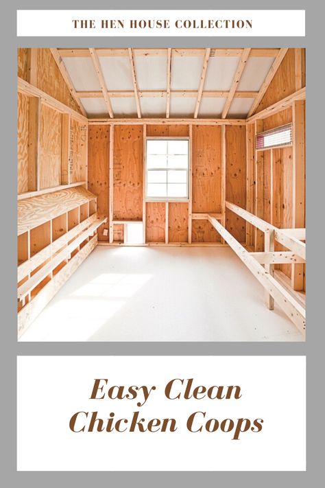 Inside A Chicken Coop, Inside Chicken Coop, Walk In Chicken Coop, Chicken Roost, Cute Chicken Coops, Easy Chicken Coop, Chicken Shed, Chicken Barn, Clean Chicken