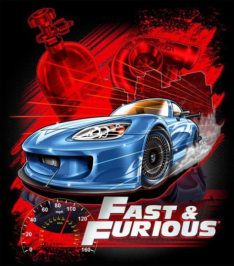 The Fast and the Furious Fast And Furious Art, Fast And Furious Aesthetic, Retro Shirt Design, Vintage Shirt Design, Pop Art Images, Cinema Art, Desain Editorial, Car Artwork, Black Cartoon Characters