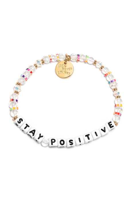 Put that good energy out into the world and watch as it circles back to you. No matter how you wear this bracelet, positivity is sure to become your go-to attitude.