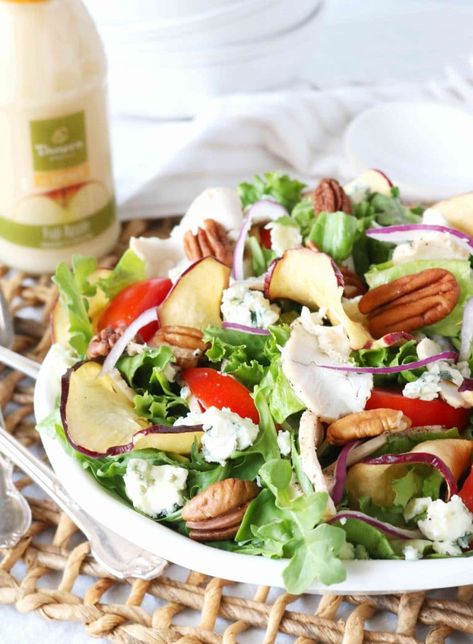 Panera Fuji Apple Salad Fuji Apple Salad Panera Dressing, Fiji Apple Salad Panera, Napa Almond Chicken Salad Panera, Copycat Panera Fuji Apple Chicken Salad, Panera Fuji Apple Salad, Fuji Apple Salad, Apple Salad Dressing, Panera Salad, Dried Apple Chips