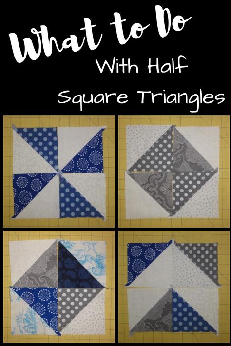 Half Square Triangles HST Quilt Block How to Tutorial Hst Quilt Blocks Half Square Triangles, Quilt Blocks Using Half Square Triangles, Half Square Triangle Quilt Blocks, Half Square Triangle Quilts Ideas, Hst Quilt Patterns Layout, 5 Inch Square Quilt Patterns, Hst Quilt Patterns, Half Square Triangle Blocks, Hst Blocks