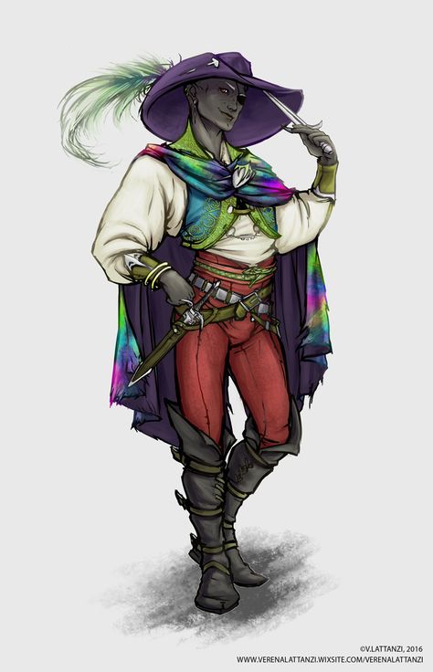 Jarlaxle Baenre by Manticore85 on DeviantArt: This is what I saw when I read the books. Half Orc Rogue Male, Jarlaxle Baenre, Rogue Arcane Trickster, Elf Rogue, Arcane Trickster, Dark Elves, Famous Characters, Night Elf, Forgotten Realms