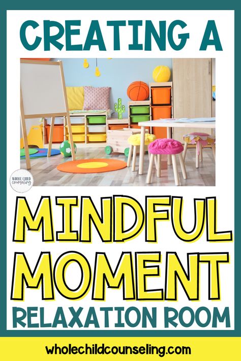 Mindfulness can be an amazing tool to help kids learn how to focus and calm down. Creating a mindfulness relaxation room is a great way to provide a space where kids can go when they need some quiet time. Here's how you can create your own mindful moment relaxation room in your school. Best practices on kids mindfulness activities, kids mindfulness, kids mindfulness quotes, kids mindfulness crafts, Kid Minds, Mindfulness Connection, STEAM Engineering & Science for KIDS. Calming Room Ideas School, Mindfulness Crafts, Calming Room Ideas, Kids Therapy, Calm Down Kit, Kids Mindfulness, Calming Room, Wellness Room, How To Focus