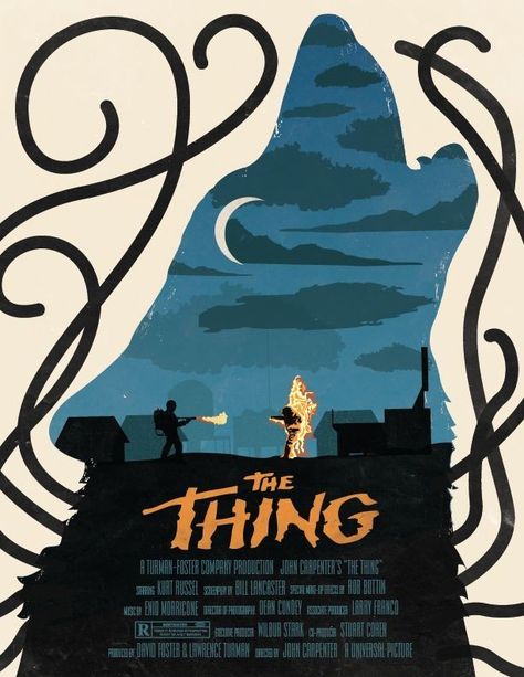 The Thing John Carpenter's, The Thing Movie, The Thing Movie Poster, Rings Star, Cult Movie, Cinema Art, Movie Time, Horror Posters, John Carpenter