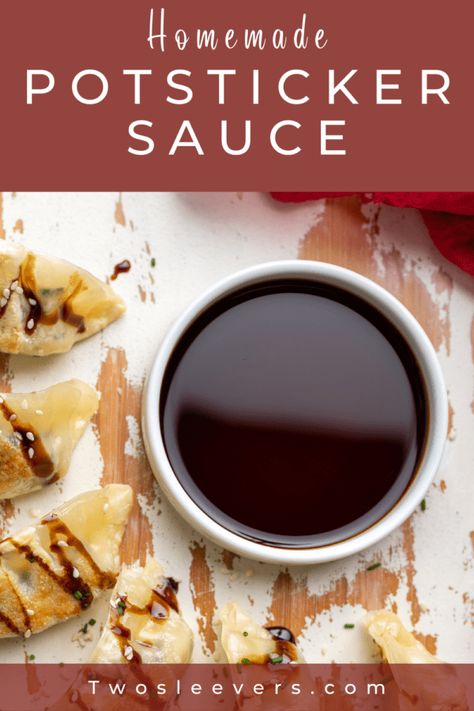 Pot Sticker Sauce, Potsticker Dipping Sauce, Potsticker Sauce, Asian Dipping Sauce Recipes, Homemade Dipping Sauce, Potstickers Recipe, Dumpling Dipping Sauce, Best Sauce Recipe, Dumpling Sauce