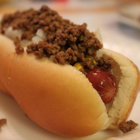 B&K coney dog sauce Coney Dog Sauce, Hot Dog Sauce Recipe, Coney Island Hot Dog, Coney Sauce, Hot Dog Chili Sauce, Sloppy Joes Sandwich, Hot Dog Sauce, Coney Dog, Hot Dog Chili