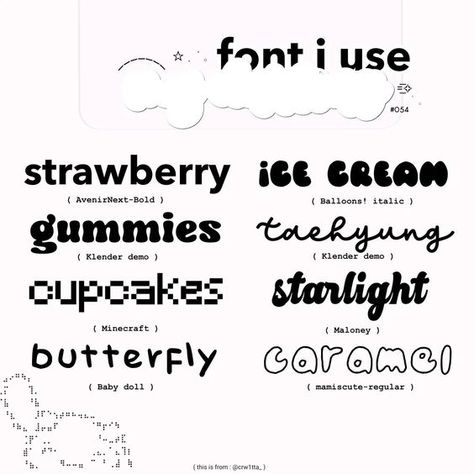 Phonto Fonts, Font Canva Lettering, Numbers Tattoo, Dafont Fonts, Font Bubble, Editing Resources, Font Combo, Font Combos, Pretty Fonts