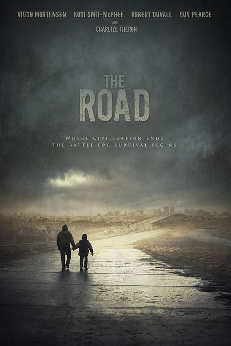 THE ROAD movie poster Post Apocalyptic Movies, Robert Duvall, Viggo Mortensen, Adventure Movie, Movies Worth Watching, Minimal Movie Posters, Movie Posters Design, Cinema Posters, Best Horrors