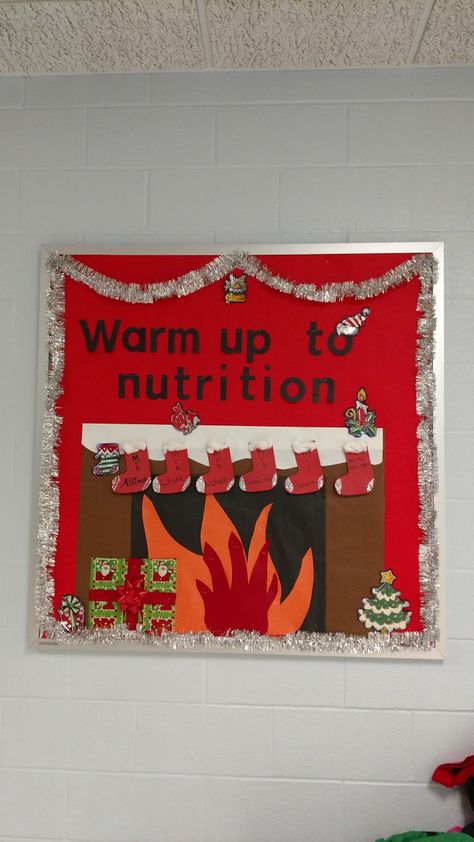 #christmas #board #nutrition # cafeteria # lunchlady Cafeteria Bulletin Board Ideas, Bulletin Board Ideas Winter, Board Ideas For School, Bulletin Board Ideas For School, Winter Bulletin Board Ideas, School Cafeteria Decorations, Cafeteria Bulletin Boards, Nutrition Bulletin Boards, Sleep 8 Hours