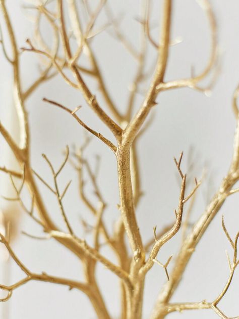 Gold Twigs, Twig Branch, Gold Branches, Baby Shower Party Supplies, Shower Party, Flower Centerpieces, Plant Decor, Tree Branches, Gold Glitter