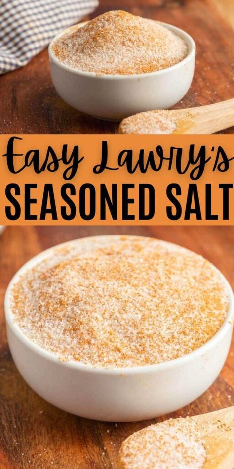 Homemade Lawrys Seasoning, Homemade Lawrys Season Salt, Lowrys Seasoning Salt, Diy Lawrys Seasoning Salt, Season Salt Recipe, Lawry's Seasoned Salt Recipe, Garlic Salt Recipe, Lawrys Seasoning Salt Recipe, Lawrys Recipes