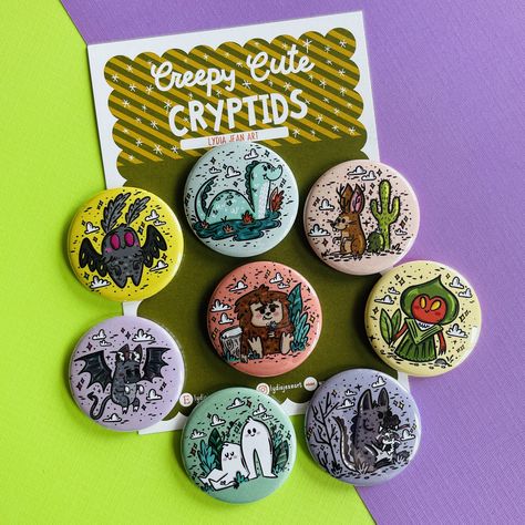 Cryptid Pins, Cryptid Party, Cryptid Tattoo, Cryptidcore Aesthetic, Night Crawlers, Cryptid Art, Flatwoods Monster, Bigfoot Art, Prince Clothes