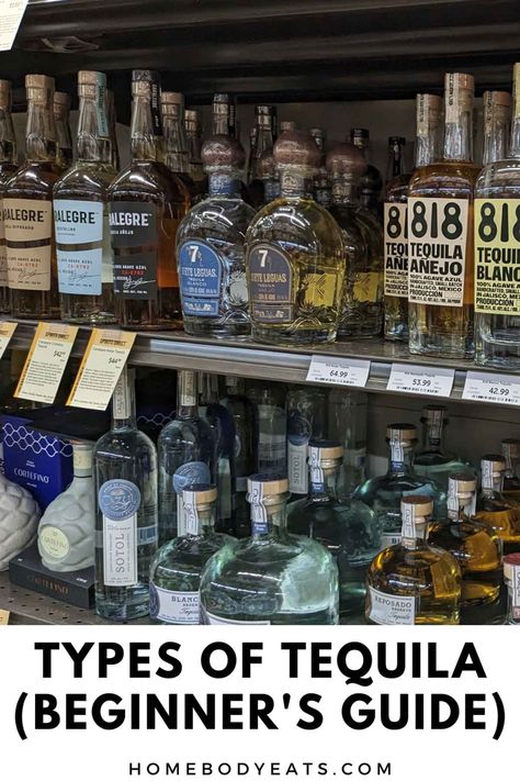 Different Types Of Tequila, Types Of Tequila, Tequila Tasting Party Ideas, Patron Drinks, Best Sipping Tequila, Tequila Types, Best Tequila Brands, Bottle Of Tequila, Tequila Recipes