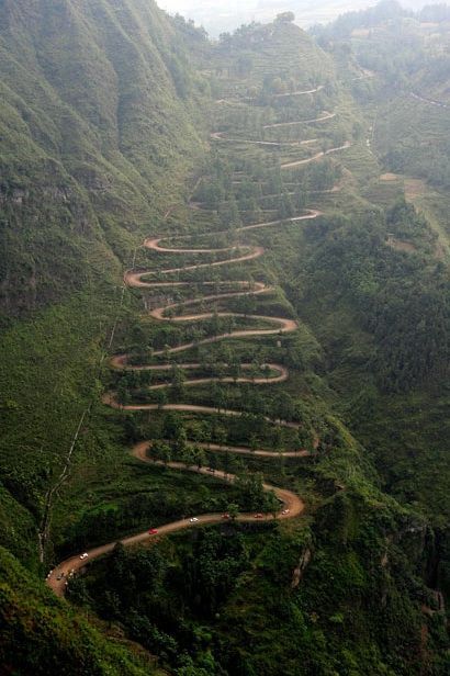 Long and winding road to Hana.  A hair raising drive with beautiful awe inspiring views.  The road is long but the rewards of walking on a black sand beach and seeing the Seven Sacred Pools is worth the drive. Long And Winding Road, Maui Travel, Road To Hana, Maui Vacation, Halong Bay, Hair Raising, Black Sand Beach, Winding Road, Hawaii Vacation