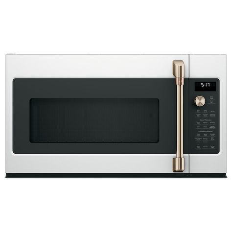 Otr Microwave, Ge Cafe, White Microwave, Over The Range Microwave, Slide In Range, Convection Cooking, Microwave Convection Oven, Steam Cooking, Range Microwave