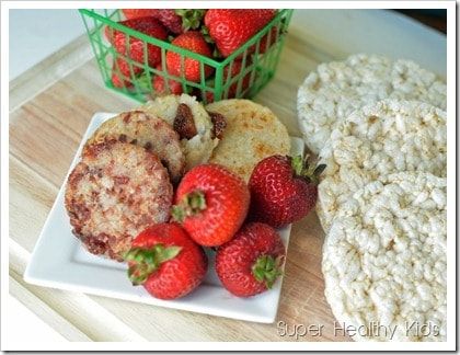 Homemade Rice Cakes, Rice Cakes Healthy, Cakes Strawberry, Quick And Healthy Meals, Real Food Snacks, Rice Cake Recipes, Ibs Recipes, Super Healthy Kids, Dinner Snacks