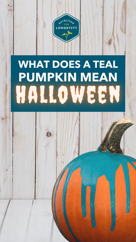 See a teal pumpkin outside your neighbor’s door? Here’s what it means! 🎃🍂 Teal pumpkins are not a new Halloween trend. Since 2012, the Teal Pumpkin Project has been spreading food allergy awareness, safety, and inclusivity. Placing a teal pumpkin on your doorstep signals that you offer non-food trinkets and treats that are safe for all trick or treaters. Help us make this Halloween one to remember and check out our latest blog for ideas on how to get involved! #TealPumpkinProject Painting A Pumpkin, Pumpkin Meaning, Food Allergy Awareness, Teal Pumpkin Project, Food Allergies Awareness, Allergy Awareness, Teal Pumpkin, Halloween Trends, Mini Notepad