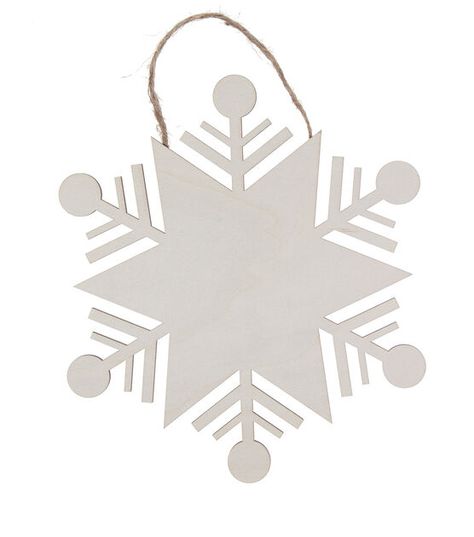 Park Lane Unfinished Wood Snowflake Wall Decor | JOANN Snowflake Wall Decor, Themed Christmas Decor, Snowflake Tree Topper, Snowflake Wall, Snowflakes Real, Wood Snowflake, Snowflake Tree, Wooden Snowflakes, Themed Christmas