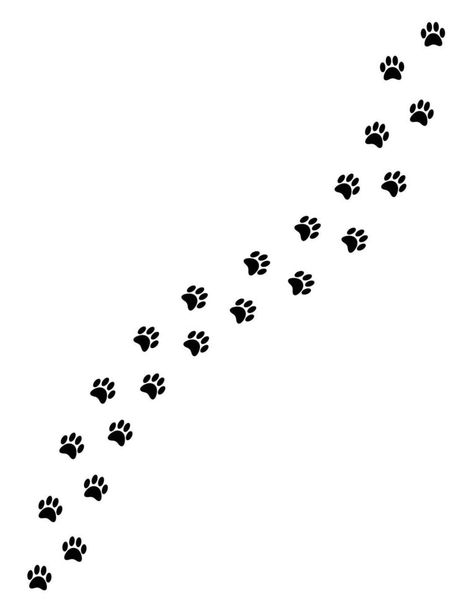 Vector flat dog cat paw foot print isolated on white background Paw Prints Backgrounds, Paw Print Clip Art, Paw Print Background, Caravan Trailer, Dog Background, Cat Background, Cat Paw Print, Foot Print, Cat Paw