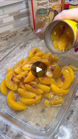 47K views · 782 reactions | Recipe below 👇🏼 #peachcobbler #peachdessert #easydessertrecipe #dessertgoals | Al Dente Diva Food & Recipes | Al Dente Diva Food & Recipes · Original audio Cake Mix Peach Cobbler, Good Peach Cobbler Recipe, Cobbler Dump Cake, Peach Cobbler Cake, Peach Cake Recipes, Best Peach Cobbler, Peach Cobbler Dump Cake, Sweet Potato Pie Southern, Peach Dump Cake