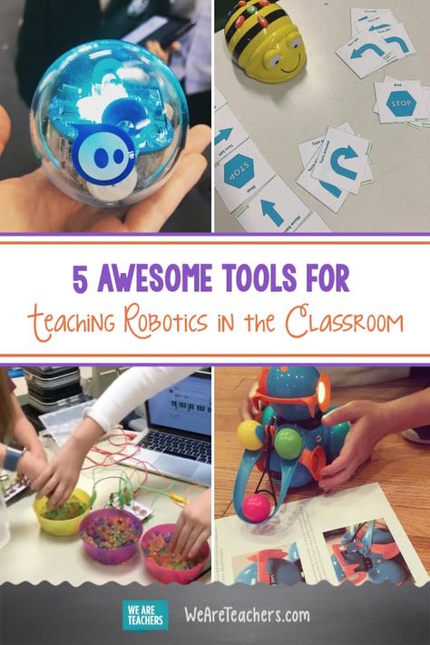 Robotics Classroom, Technology Classroom, Stem Robotics, Robotics Club, Learn Robotics, Basic Coding, Teaching Coding, Steam Ideas, Stem Elementary