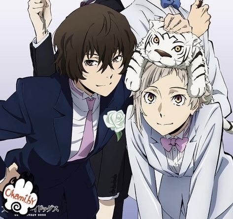 Sigma And Atsushi, Dazai And Atsushi, Atsushi Bsd, Osamu Dazai, When They Cry, Dazai Bungou Stray Dogs, Modern Fantasy, Dazai Osamu, Stray Cat