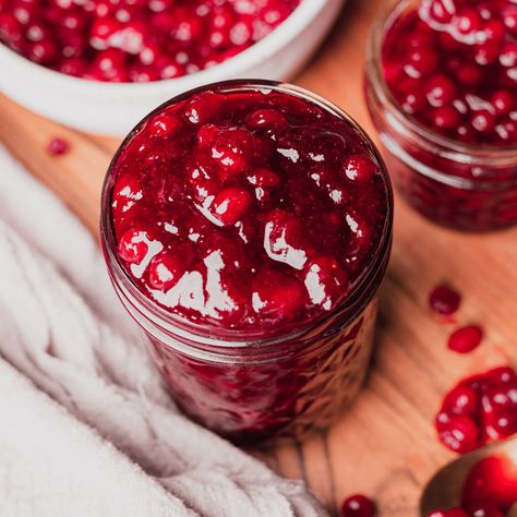 Lingonberry Sauce Recipe Lingonberry Sauce, Lingonberry Recipes, Cranberry Sauce Meatballs, Lingonberry Jam, Cranberry Jelly, Berry Sauce, Cranberry Sauce Recipe, Pancake Recipes, Scandinavian Food