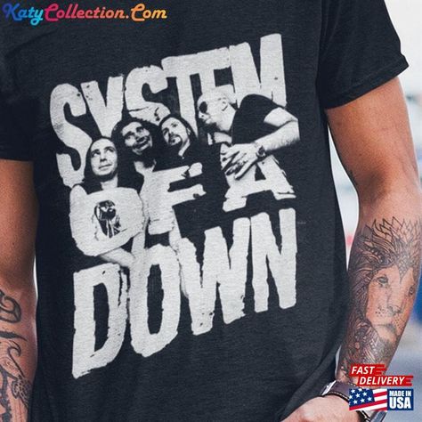 System Of A Down Shirt, Band Outfits, System Of A Down, Tshirt Design, Rock Band, Rock Bands, Unisex Hoodies, Tshirt Designs, Gift Ideas