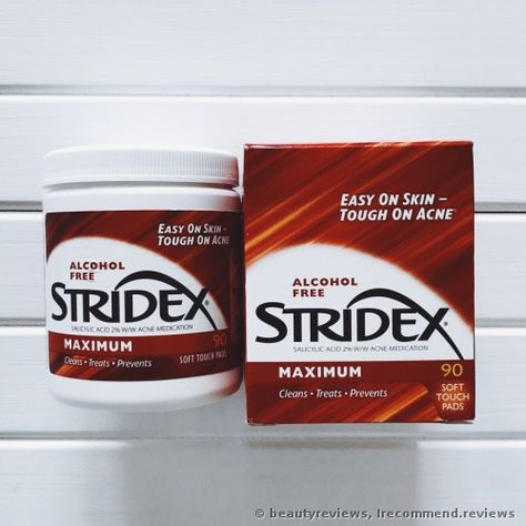 Stridex Daily Care Acne Pads Maximum Strength Alcohol Free review: 'The alcohol free pads saturated with 2% of salicylic acid could replace any cleansing lotion. It exfoliates gently, mattifies your skin and helps against breakout. + Pictures' Nutella Bottle, Night Routine, Salicylic Acid, Alcohol Free, Makeup Skin Care, Skin Makeup, Your Skin, Lotion, Acne