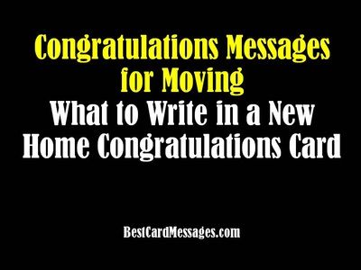 New House Card Messages: Congratulations on Your New Home - Best Card Messages New Home Sentiments, House Warming Messages, Housewarming Card Message, New Home Card Messages, Housewarming Message, Congratulations Speech, House Warming Message, New House Congratulations, New Home Messages