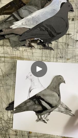 Jenny Mccabe, Collagraph Printmaking, Abstract Art Inspiration, Textures And Tones, Art Workshop, Different Textures, Bird Art, Pigeon, Art Lessons