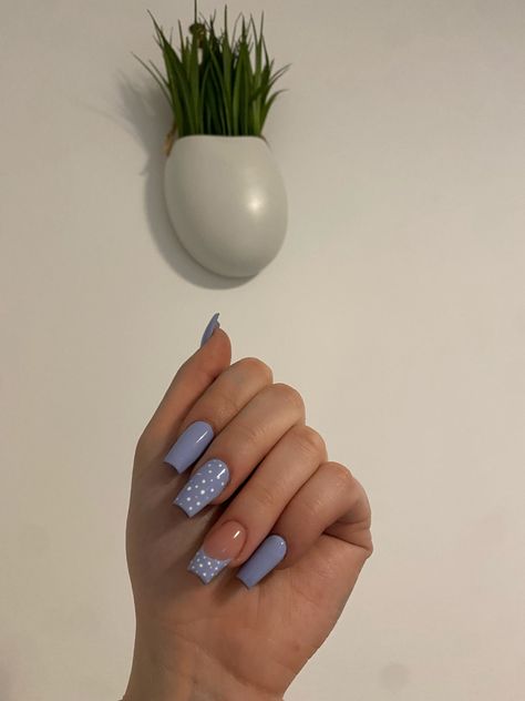 #nailsofinstagram #inspiration #nailsideas #tiktok #nails2022 #nails #nailsoftheday #bluenailart #polkadotnails Match Nails, Mix Match Nails, Dot Nails, Blue Nail Art, Polka Dot Nails, Dots Nails, Blue Dot, Blue Polka Dots, Blue Nails