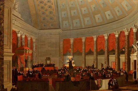 The House of Representatives Yale College, Samuel Morse, American Painting, House Art, National Gallery Of Art, House Of Representatives, Romantic Art, Portrait Gallery, Vintage Artwork