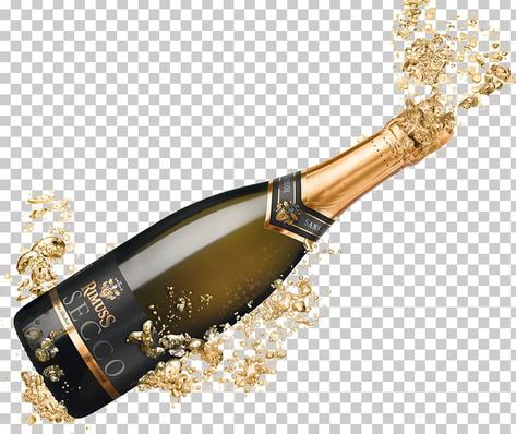 Champagne Images, Luxury Graphic Design, Champagne Design, Bottle Png, Mickey Mouse Baby Shower, Computer Icons, Wine Stickers, Pop Champagne, Happy Birthday Printable