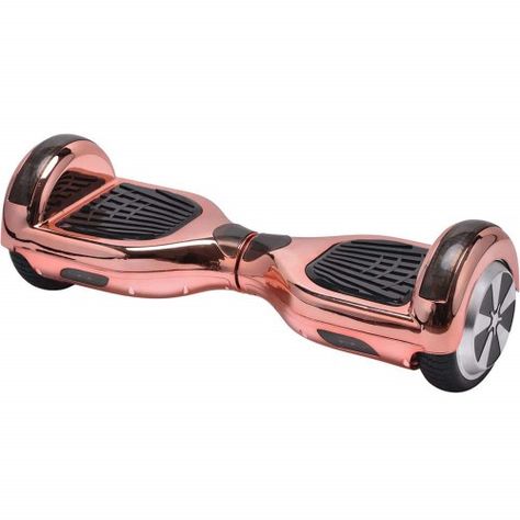 New Bluetooth Hoverboard UL2272 Certified Smart Self Balancing Electric Scooter with Unique LED Lights- Chrome Rose Gold Hoverboard Girl, Bluetooth Hoverboard, Hoverboard Scooter, Apple Watch Bands Fashion, Куклы American Girl, Rose Gold Chrome, Balancing Scooter, Gold Chrome, Birthday List