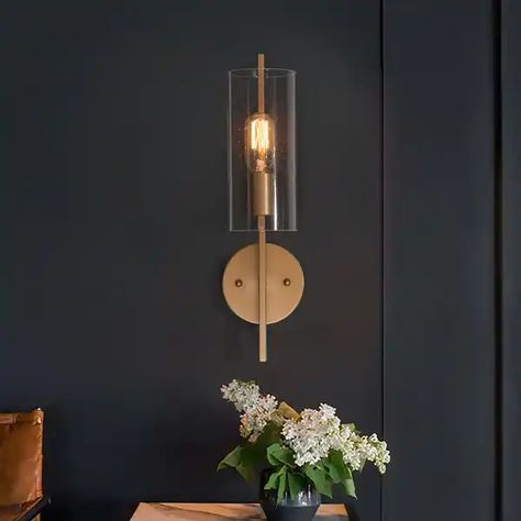 Gold Sconces, Sconces Living Room, Sconces Bedroom, Bathroom Sconces, Modern Wall Sconces, Linear Chandelier, Lighting Products, Gold Walls, Light Sconces