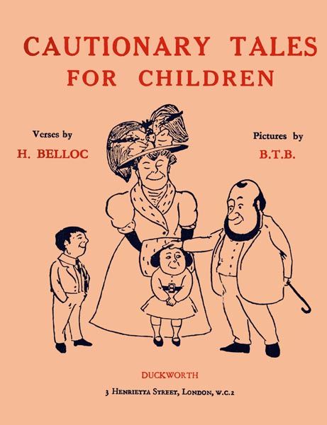 The Project Gutenberg eBook of Cautionary Tales For Children, by H. Belloc. Cautionary Tales, Childhood Obesity, Little Library, Antiquarian Books, Free Kindle Books, Kids Health, Poetry Books, Kids Pictures, Rare Books