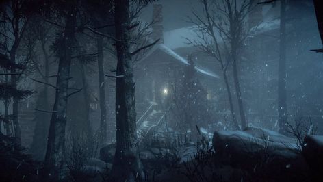 Until Dawn ©Supermassive Games Until Dawn Game, Cabin Woods, Supermassive Games, Beyond Two Souls, Cabin In The Mountains, Fatal Frame, Until Dawn, The Horrors, Horizon Zero Dawn