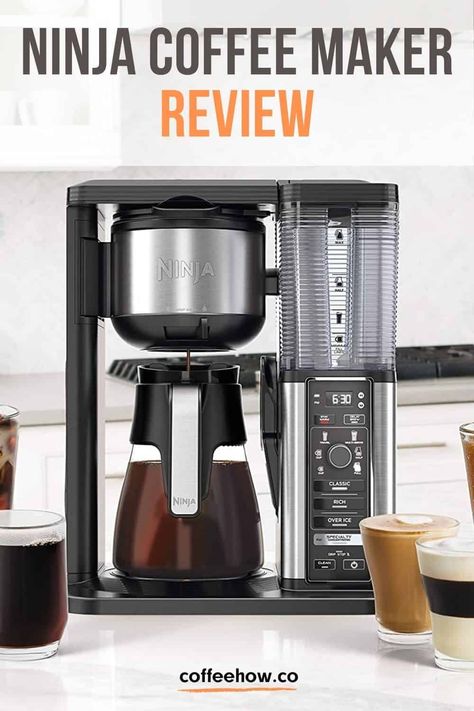 Best Ninja Coffee Maker Models Reviewed and Explained in 2022 Ninja Coffee Maker, Kitchen 2022, Stainless Steel Coffee Maker, Ninja Coffee Bar, Ninja Kitchen, Iced Coffee Maker, Coffee Percolator, Espresso Machine Reviews, Ninja Coffee