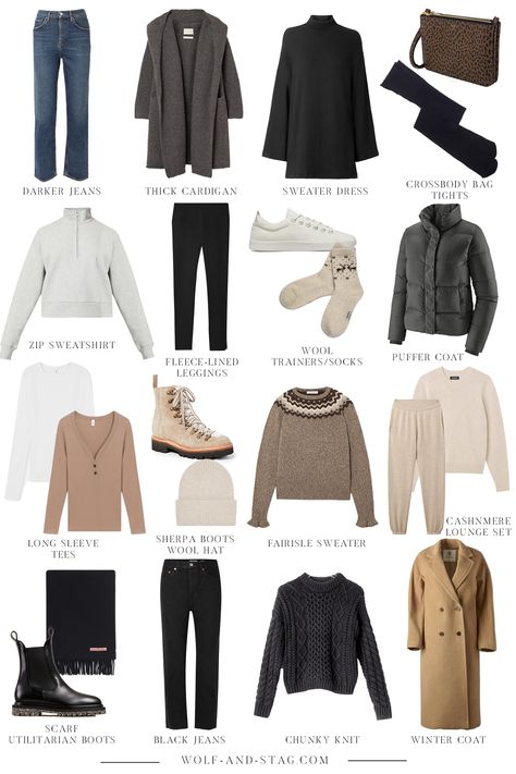 Capsule Wardrobe For Winter, Twilight Autumn, Grenson Boots, Weekend Capsule Wardrobe, Capsule Wardrobe Winter, Clothing Capsule, Winter Update, Minimalism Fashion, Fall Winter Capsule Wardrobe