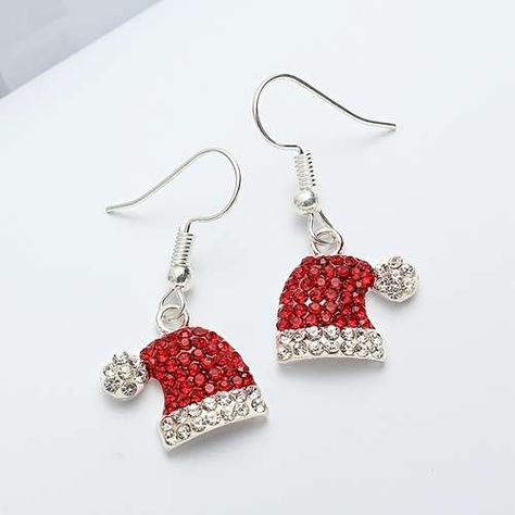 Temu | Explore the Latest Clothing, Beauty, Home, Jewelry & More Christmas Tree Earrings, Christmas Ornaments Gifts, Christmas Gifts For Girls, Holiday Earring, Earring Tree, Holiday Jewelry, Christmas Earrings, Christmas Hat, Christmas Jewelry