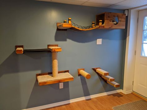 Redditor turns wood from a tobacco farm into a cat playground Cat Playground Indoor, Using Scrap Wood, Climate Warming, Cat Houses Indoor, Cat Playground, Indoor Playground, Crafts Beautiful, Pet Owner, Scrap Wood