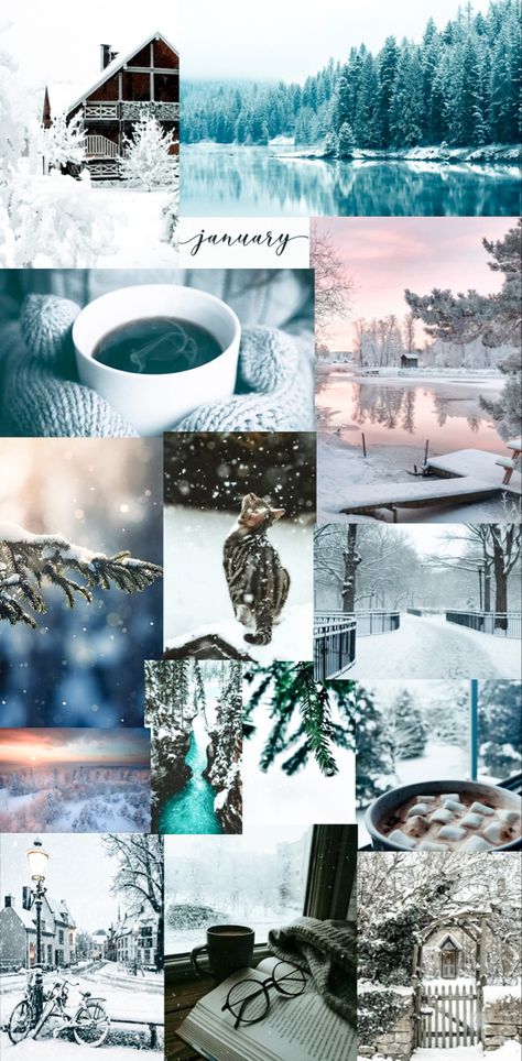 January Screensaver, January Wallpaper Aesthetic 2023, Winter Astethic Wallpaper, January Collage Wallpaper, Winter Phone Wallpaper Aesthetic, Winter Wallpaper Blue, January Wallpaper Aesthetic, January Wallpaper, The Best Wallpapers