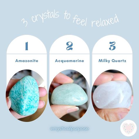 In this post, I am bringing 3 great crystals to help you feel relaxed! ☺️ ✨️ Amazonite Whenever I wear an Amazonite, it makes me feel like I am on the beach, lying in a hammock. Feeling the warm sun, the light breeze, and the delicate swing. ✨️ Acquamarine With the Acquamarine, on the other hand, I feel it makes my heart lighter. Like it washes away all worries and fills it up with love and light. ✨️ Milky Quartz The Milky Quartz is like drinking a warm beverage in a cold night. It warms y... Crystal Tips, Milky Quartz, Heart Lights, Cold Night, Love And Light, Hammock, Feel Like, Inside Out, How Are You Feeling