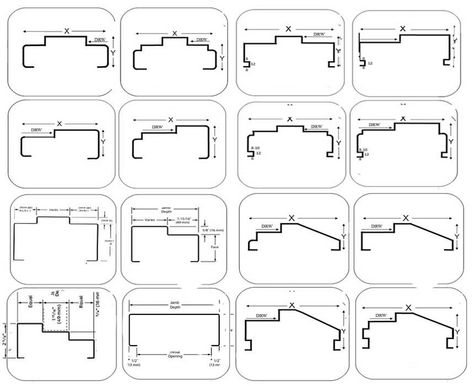 steel-door-frame-profile Door Jamb Design, Door Frame Detail, Door Frame Design, Metal Door Frame, Sobna Vrata, Steel Frame Doors, Door Frame Molding, Door Plan, Make A Door