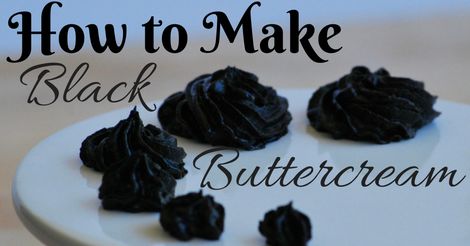 The easy option is to get pre-made black buttercream at the shop…. But it won’t taste as nice as home made! How To Get Black Buttercream Icing, How To Make Black Icing For Cake, Black Icing How To Make, Gothic Baking, Black And Gold Cake Ideas, Pour Cake, Black Buttercream, Camping Cake, Black Icing