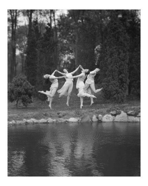 Marion Morgan Dancers 1915 Vintage Photo. Home Decor Print | Etsy Circle Of Witches, Dancing Black And White, Women Dancing, Vintage Women, Dancing, Black And White, White, Black